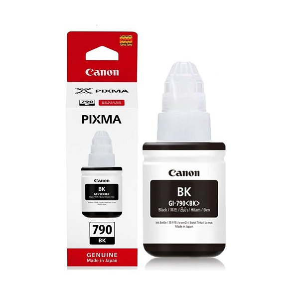 Mực màu chính hãng Canon GI-790 Black (135ml, Dùng cho Canon Pixma G1000/1010/2000/2010/3000/3010/4000/4010)
