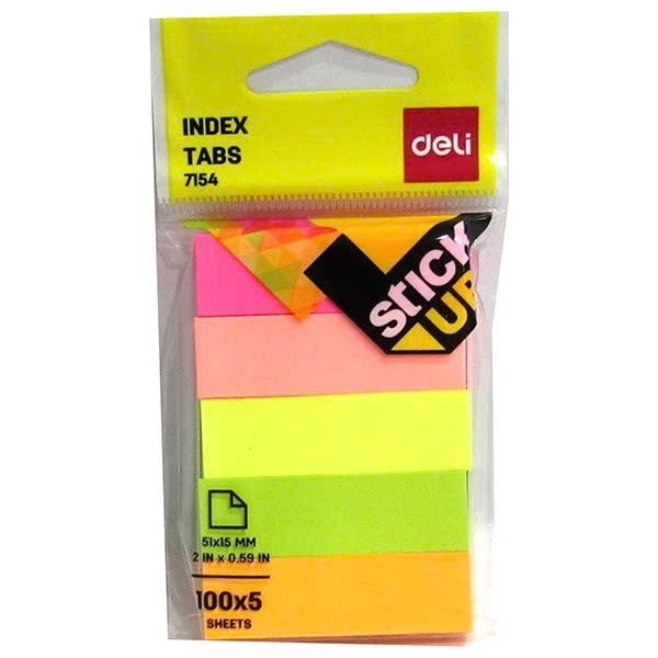 Giấy Note 5 Mảnh 15x51mm Deli (H/12x)