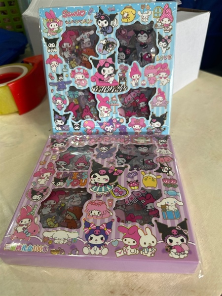 Hộp 100 miếng dán sticker
