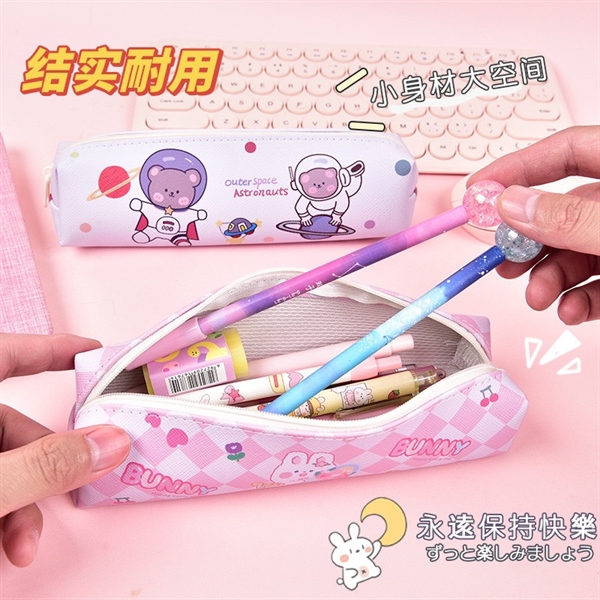 Bóp viết vải da PU/ có lớp lưới bên trong