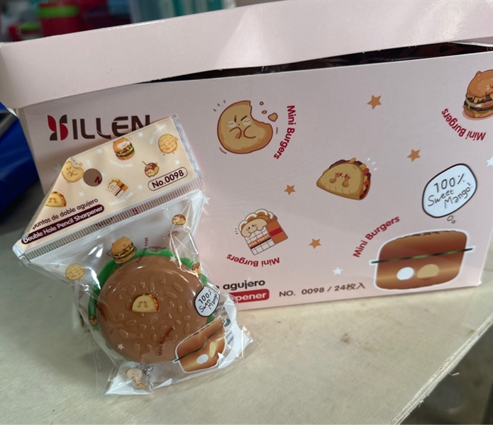 Gọt bút chì hamburger