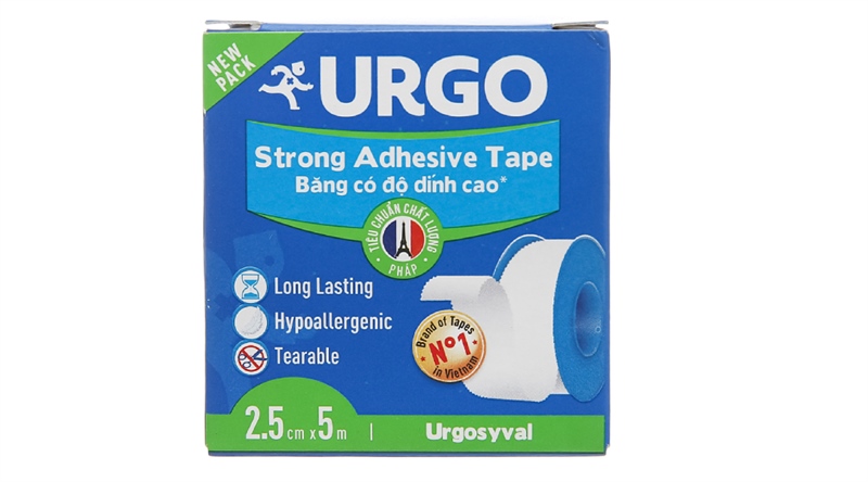 Băng keo lụa Urgo syval 2.5cmx5m