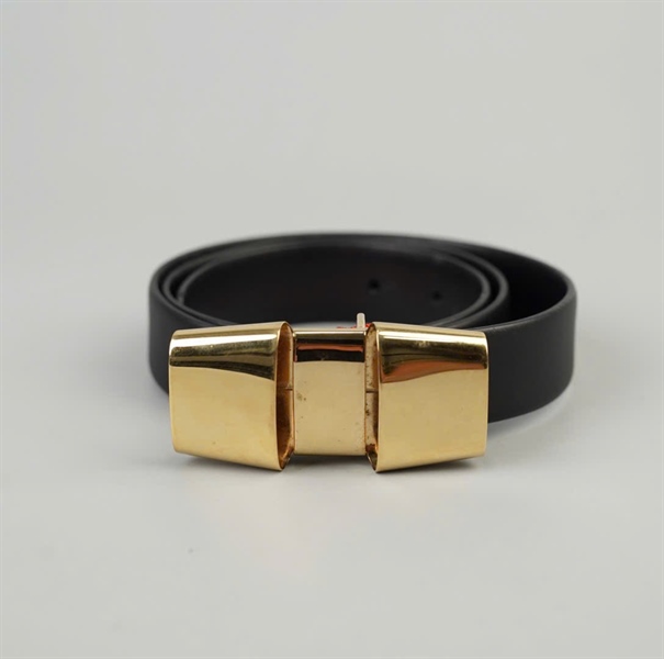 Thắt lưng Celine đen bản 3cm chiều dài 95cm +