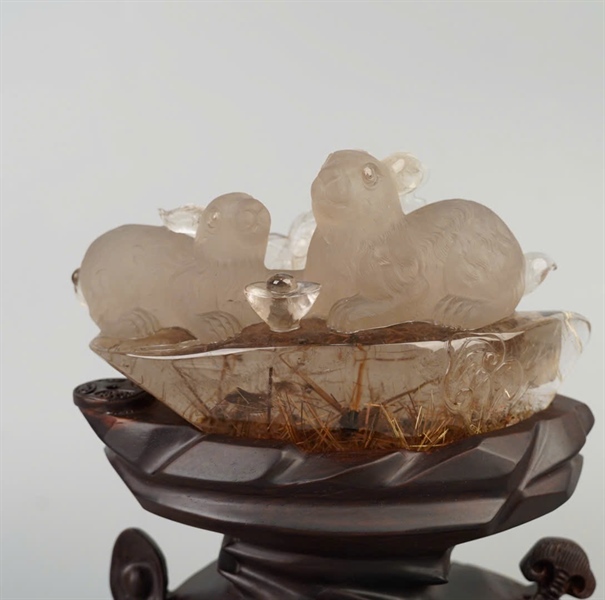 Tác phẩm cặp thỏ (993262) KG+