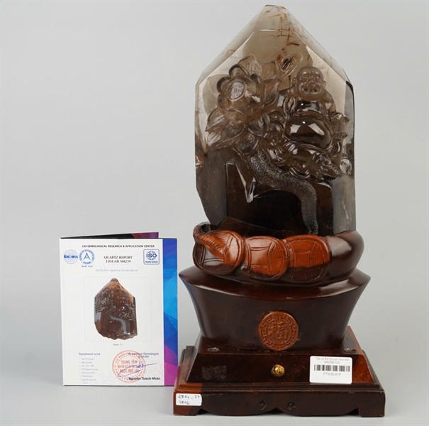 Tác phẩm Di Lạc hoa sen 568239 KG+