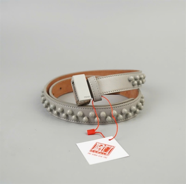 Thắt lưng Fendi xám bản 2.5cm dài 90cm +