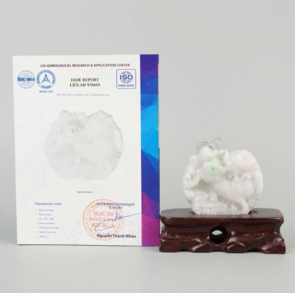 Tác phẩm Kỳ Lân Ngọc cẩm thạch (958669) KG+