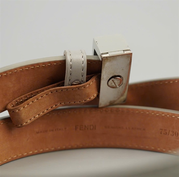 Thắt lưng Fendi xám bản 2.5cm dài 90cm +