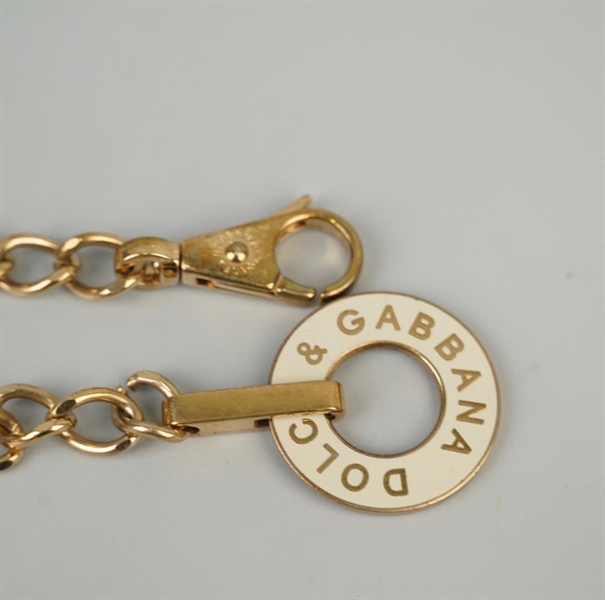 Thắt lưng D&G vàng dài 105cm +