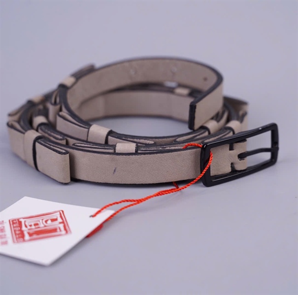 Thắt lưng Valentino xám bản 1.5cm dài 88cm