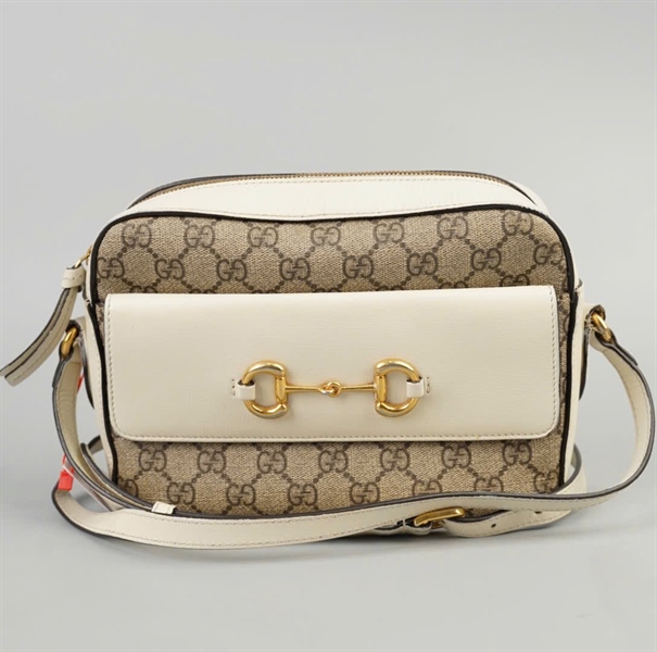 Túi GG 1955 trắng sz23 KG+