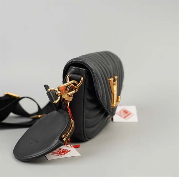 Túi LV Wave đen 2 strap kèm ví sz18 KG+