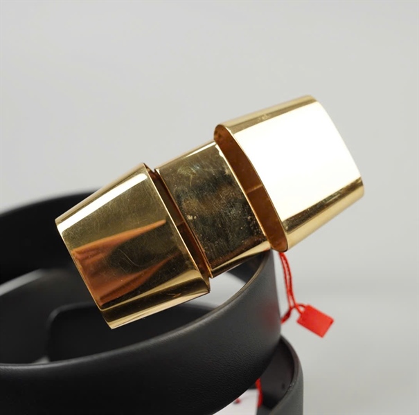 Thắt lưng Celine đen bản 3cm chiều dài 95cm +