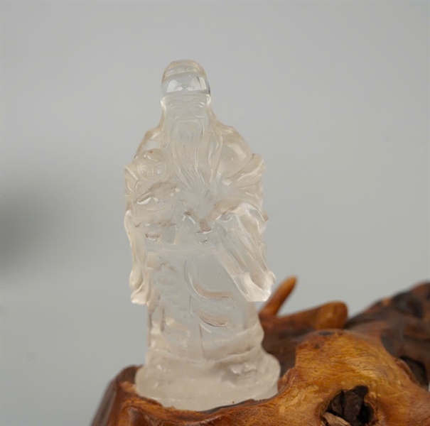 Bộ tam đa phúc lộc thọ thạch anh trắng KG+