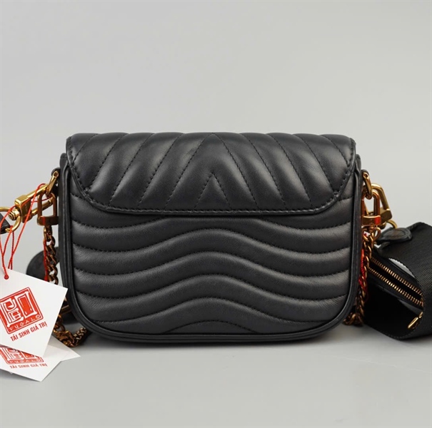 Túi LV Wave đen 2 strap kèm ví sz18 KG+