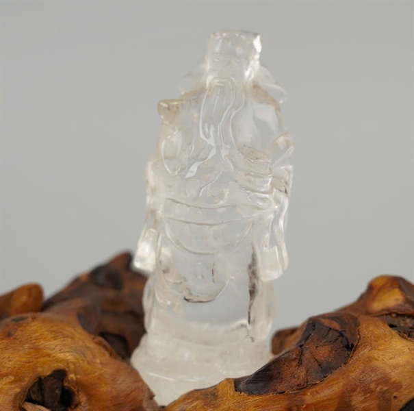 Bộ tam đa phúc lộc thọ thạch anh trắng KG+