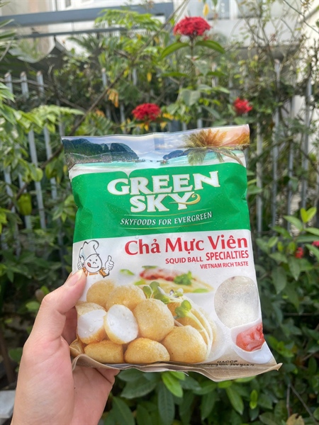 Chả Mực Viên Green Sky 500Gr