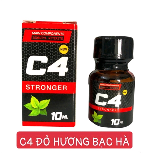TD C4 ĐỎ HƯƠNG BẠC HÀ 10ML