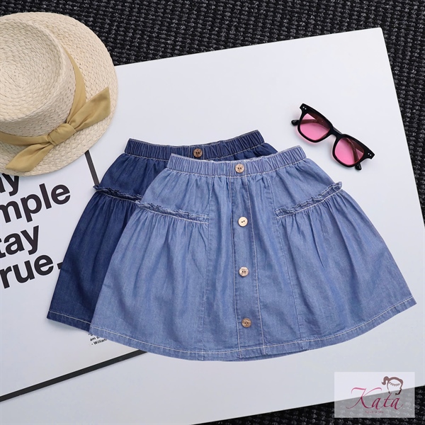 CV JEAN BÈO 2 BÊN ĐÍNH NÚT DỪA SIZE 4-14,R6