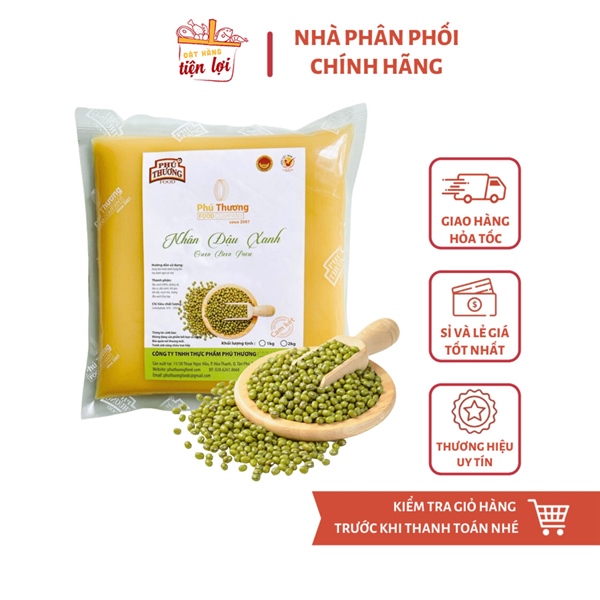 Nhân đậu xanh Phú Thương 1Kg