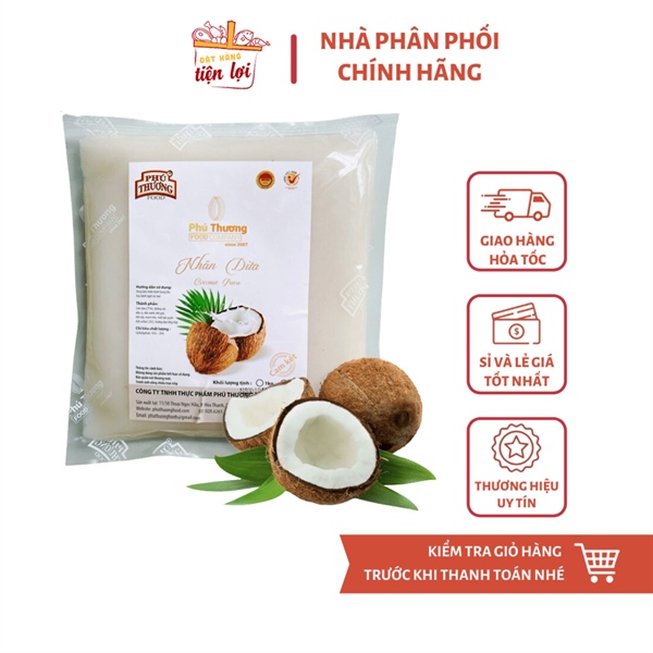Nhân sữa dừa Phú Thương 1Kg