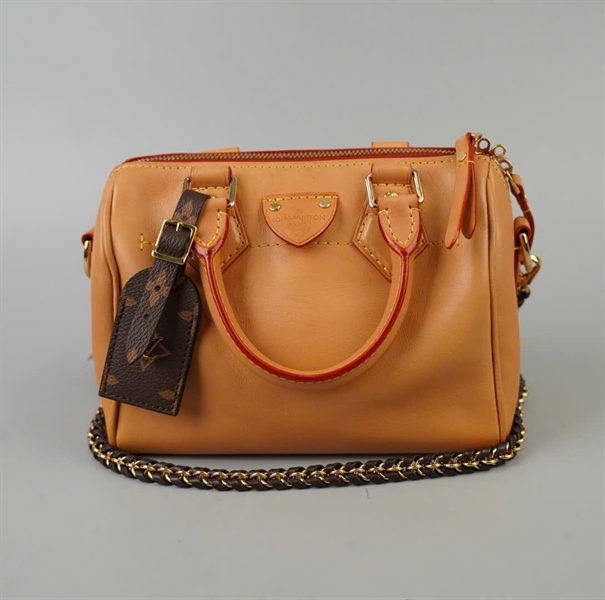 Túi LV Speedy nâu kèm tag (FO0250) sz20 (HC)+