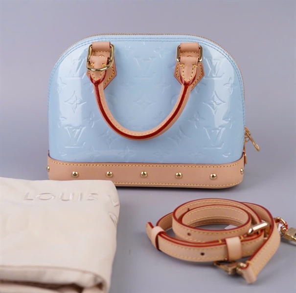 Túi LV Alma hoa xanh sz23 (HC)+