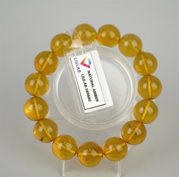 Dây vòng hổ phách 389686(thiếu sổ) KG+