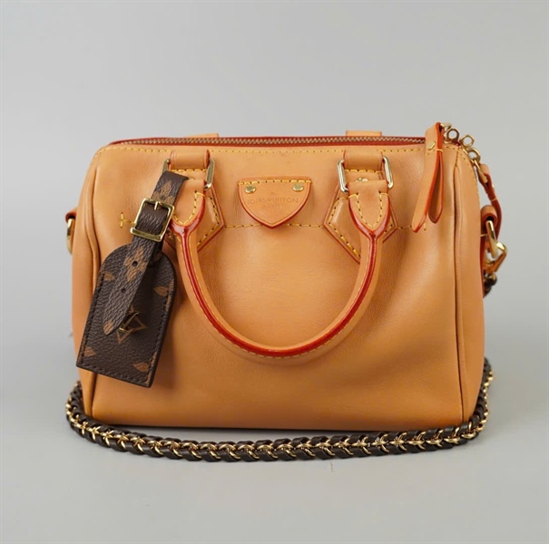 Túi LV Speedy nâu kèm tag (FO0250) sz20 (HC)+