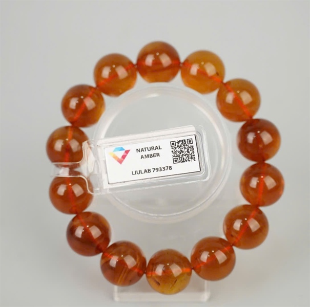 Dây vòng hổ phách 793378 (thiếu sổ) KG+