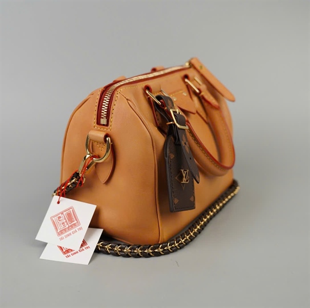 Túi LV Speedy nâu kèm tag (FO0250) sz20 (HC)+