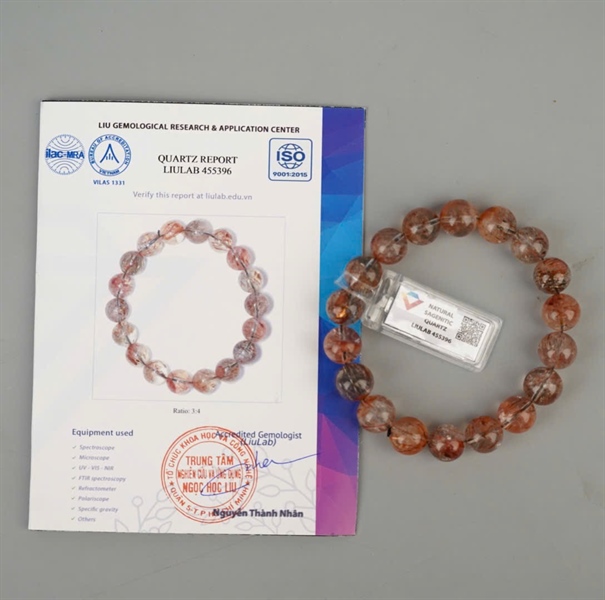 Vòng thạch anh tóc 455396 KG+ ly12-18