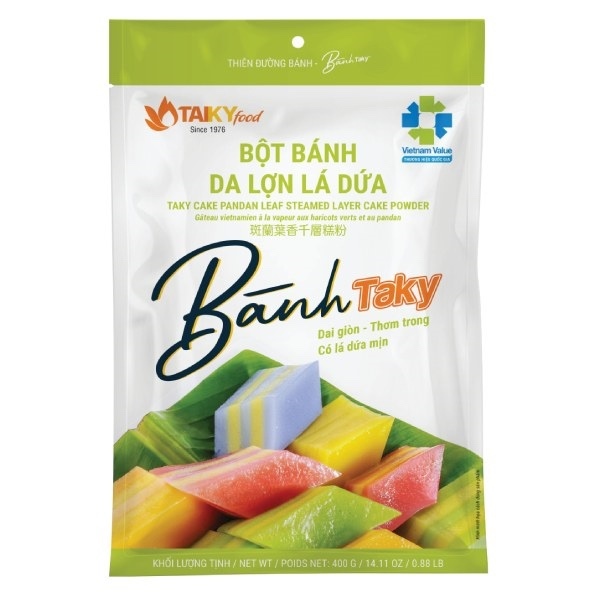 Bột bánh da lợn lá dứa Tài Ký 400g * 24 gói
