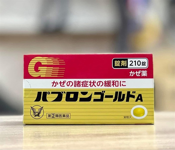Viên Uống Trị Cảm Cúm Taisho Pabrons Gold A 210 Viên