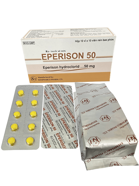 Eperison 50mg vỉ thường khapharco (H/100v)
