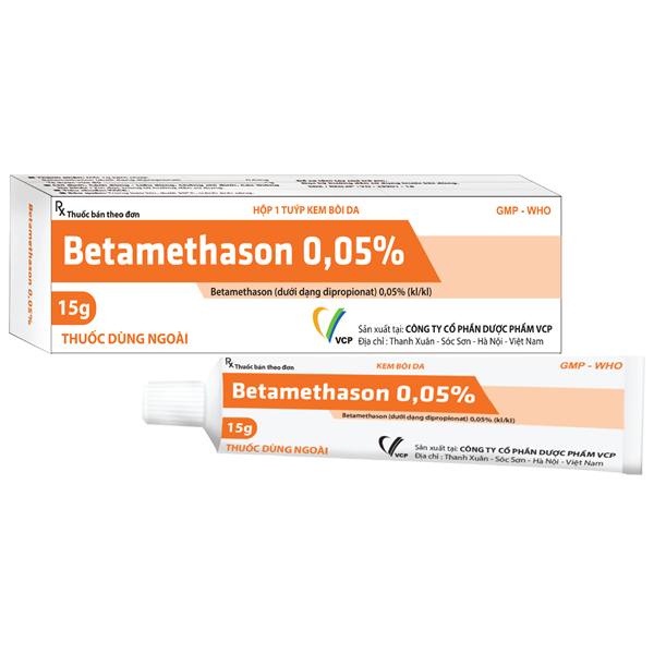 Betamethason 0,05% Vcp (T/15gr)