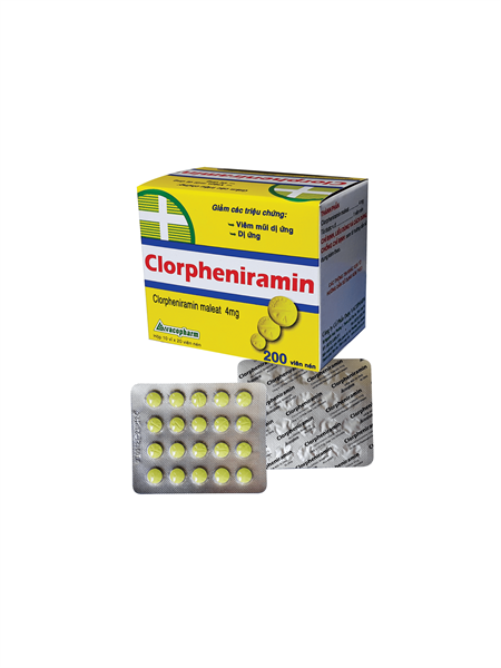 Clorpheniramin 4mg vacopharm (h/200v)