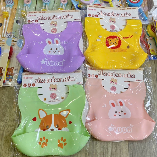 Yếm chống thấm silicone Bermy