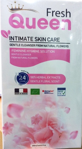 Dung dịch vệ sinh Fresh Queen 250ml - Hương Hoa (Hồng) - Vinapharma