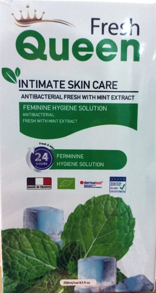 Dung dịch vệ sinh Fresh Queen 250ml - Hương Bạc hà (Xanh) - Vinapharma