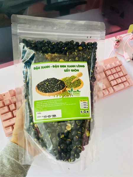 Đậu đen xanh sấy giòn 500gr