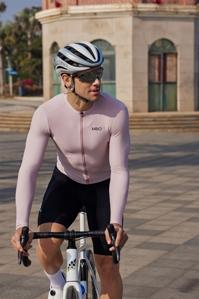 C140II - Áo Đạp Xe MBO Nam Misty Pink