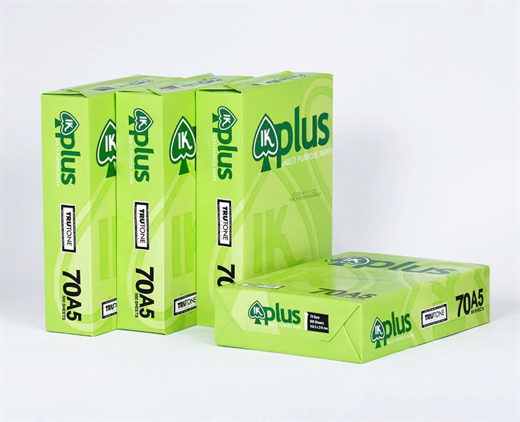 Giấy in IK Plus A5 70GSM (T/10R)