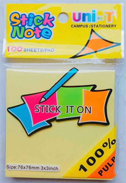 Giấy Note Vàng 3x3 inch (H/12x)