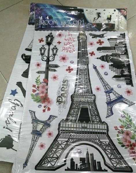 Tranh dán tường room decor