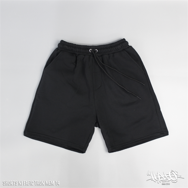 Shorts Nỉ _ Fafic - Trơn mềm - Đen