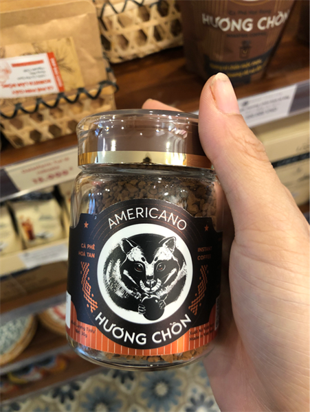 Ban Me Cà phê hòa tan đen Hương chồn americano 30g アメリカーノ ウィーゼル コーヒー