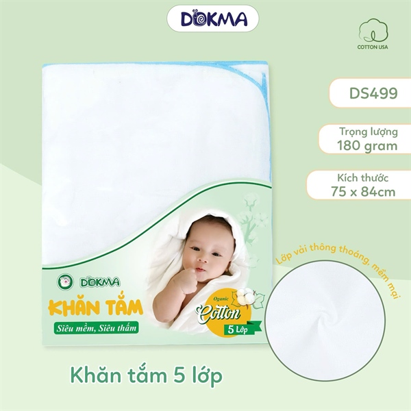 DS499 - Gói khăn tắm nhật siêu mềm 5 lớp