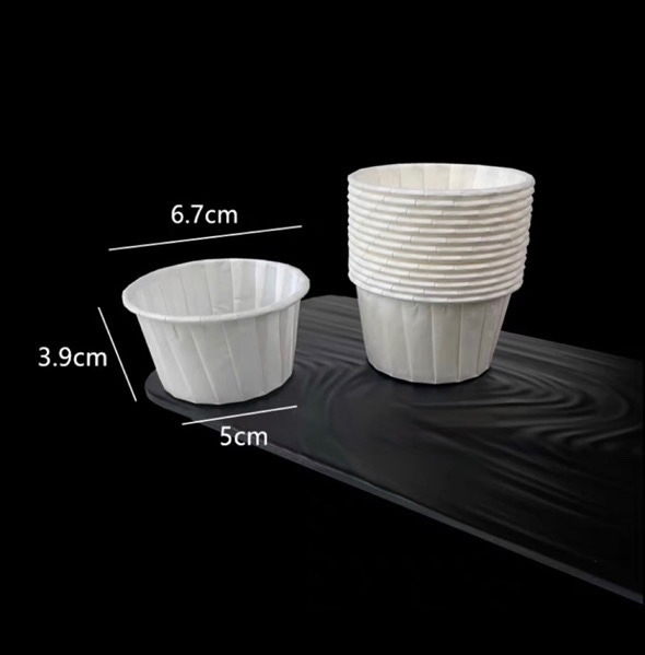 Cốc tròn trắng ( set 50c )
