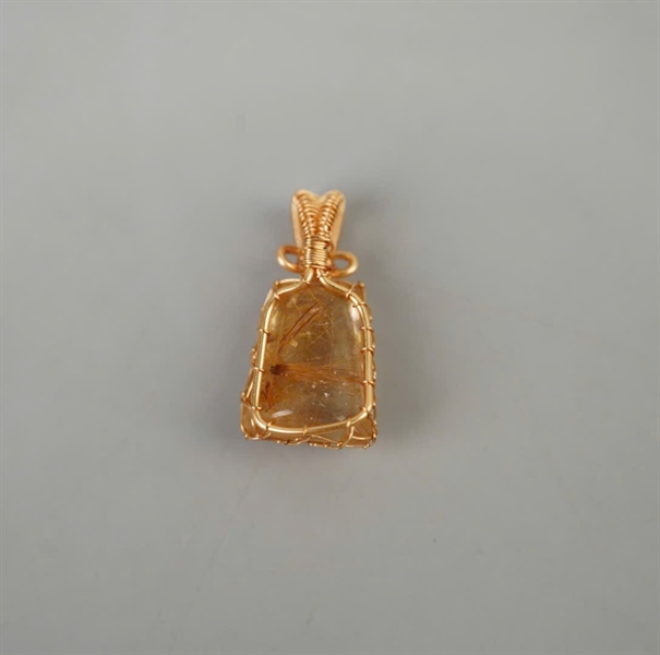 Mặt dây tóc vàng +